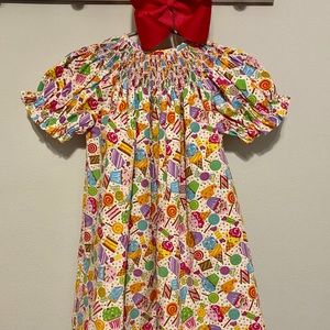 Smocked Birthday Party Balloon Sz 2